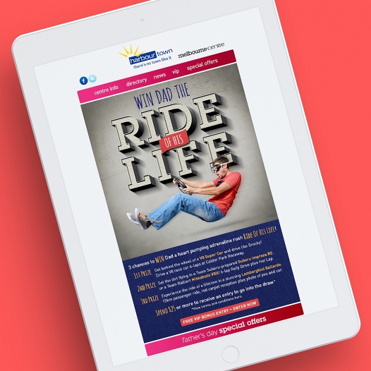 Email Marketing - Harbour Town Melbourne