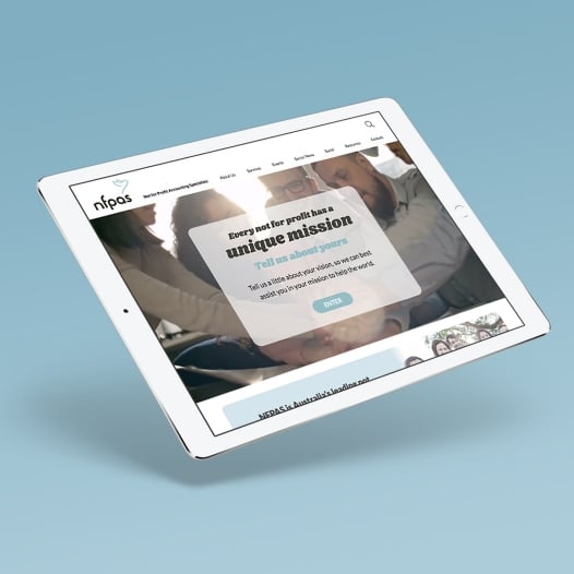 Graphic Design - NFPAS Website & Copywriting