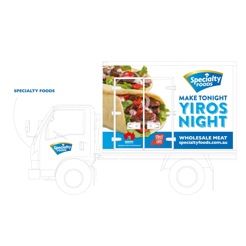Specialty Foods Truck Signage