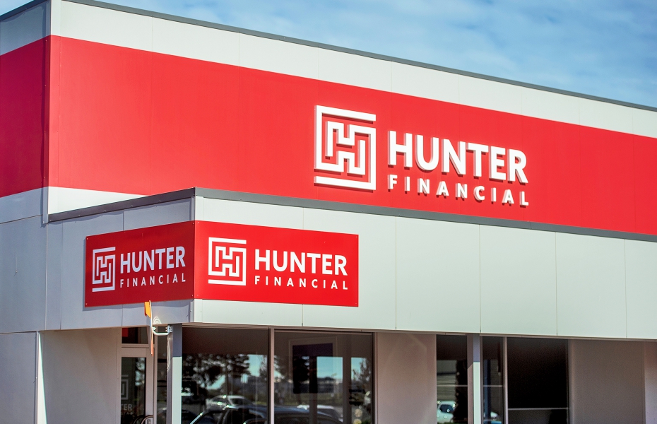 Hunter Financial Signage