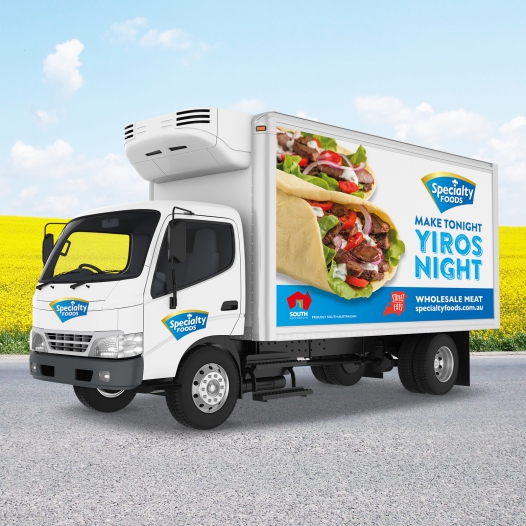 Graphic Design - Specialty Foods Truck Signage