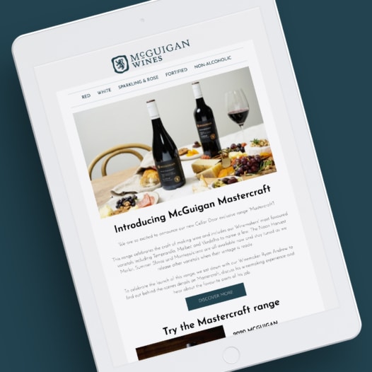 Email Marketing - McGuigan Wines