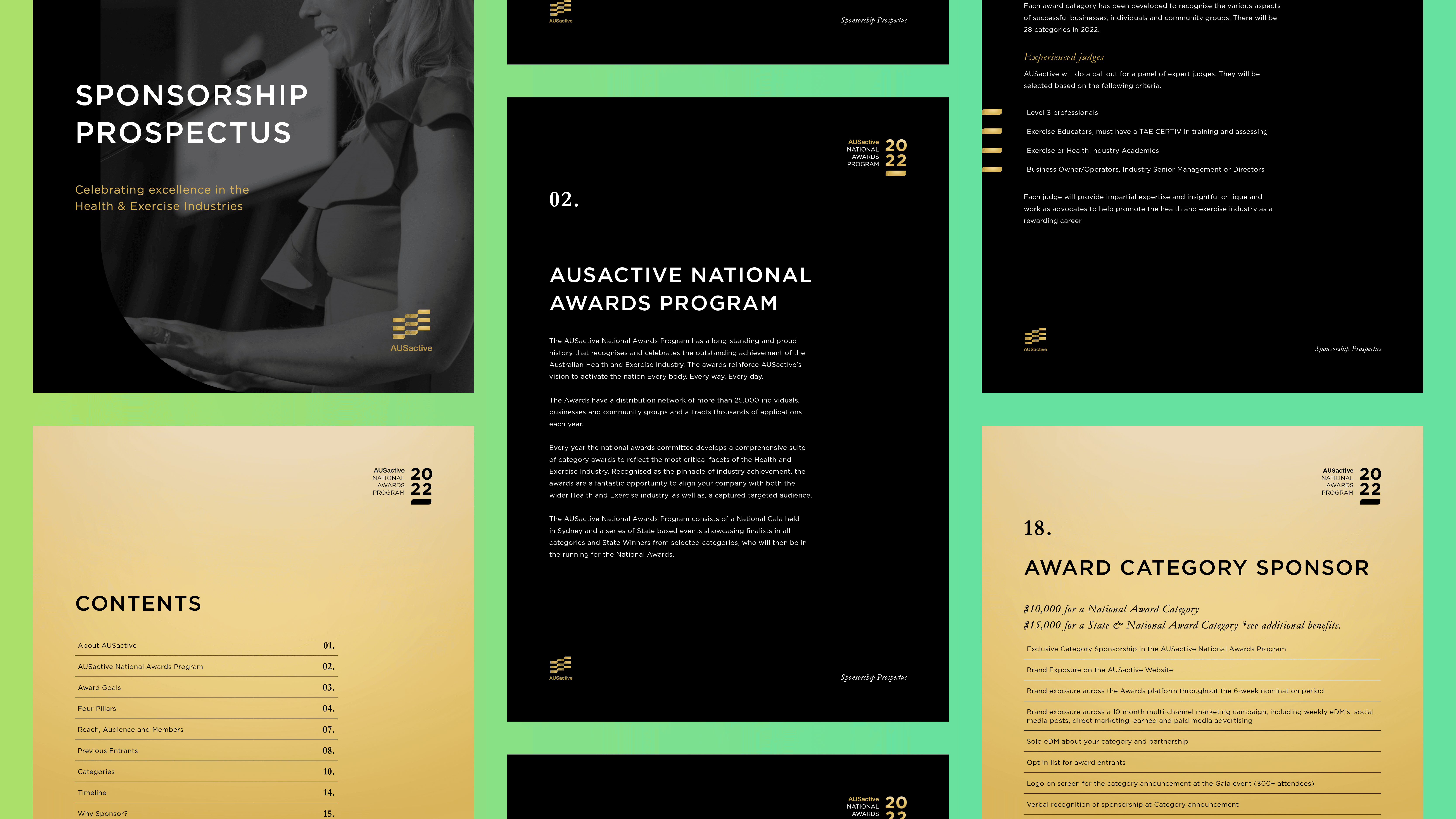 AUSactive Graphic Design Flyers